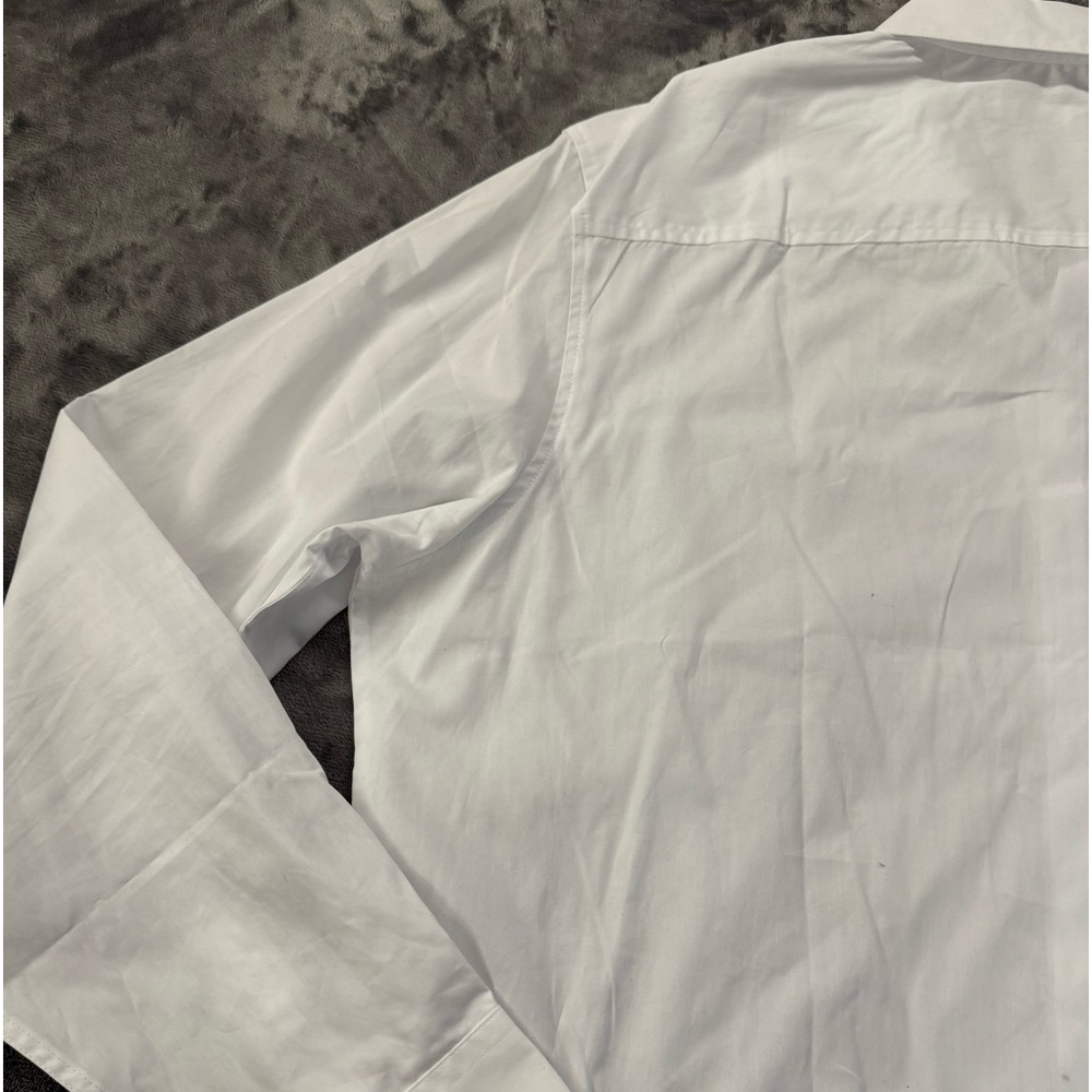 International Concepts White Link Button Down Shi… - image 8